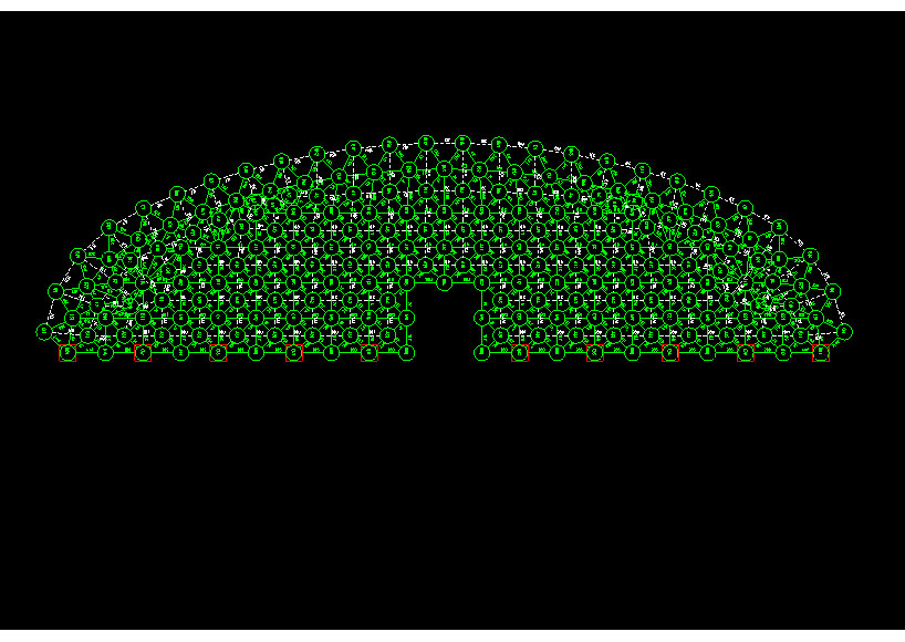 海东锡林浩特91跨，1000米长干煤棚网架设计