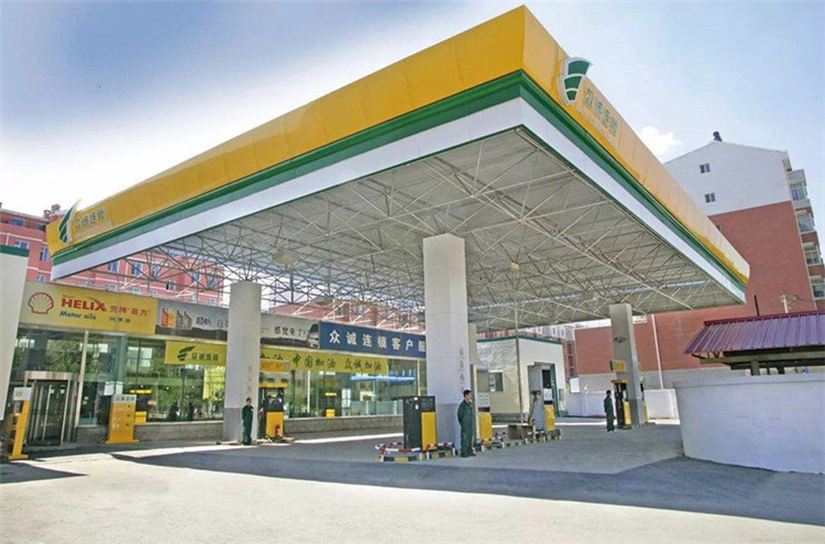 海东加气站钢结构网架案例7